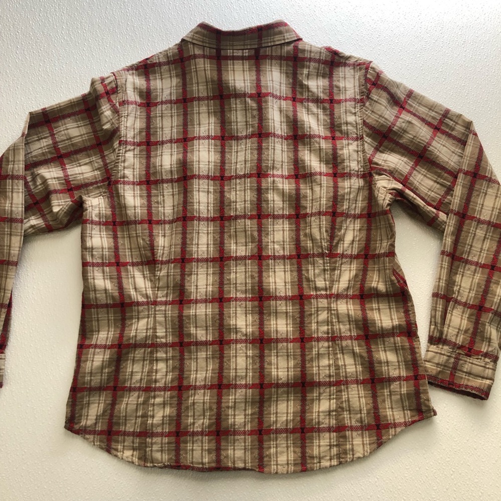 Pendleton Plaid Women’s Button Down Long Sleeve C… - image 5